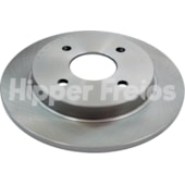 PAR DISCO FREIO TRASEIRO FORD FOCUS 1.6 8V 2003 A 2007 / 1.8 16V 2001 A 2004 / 2.0 16V 2000 A 2007 - HIPPER FREIOS