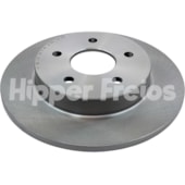 PAR DISCO FREIO TRASEIRO FORD FOCUS 2.0 16V / FOCUS 1.6 8V / 2008 EM DIANTE / VOLVO S40 2.5 2004 A 2010 - HIPPER FREIOS