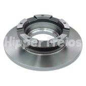 PAR DISCO FREIO TRASEIRO FORD TRANSIT BOX / BUSS / PLATFORM / 2004 A 2006 - HIPPER FREIOS