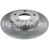 PAR DISCO FREIO TRASEIRO GM CHEVROLET ASTRA 2.0 16V 1999 EM DIANTE ARO 15 / 2.0 8V 1999 EM DIANTE ARO 14 - HIPPER FREIOS