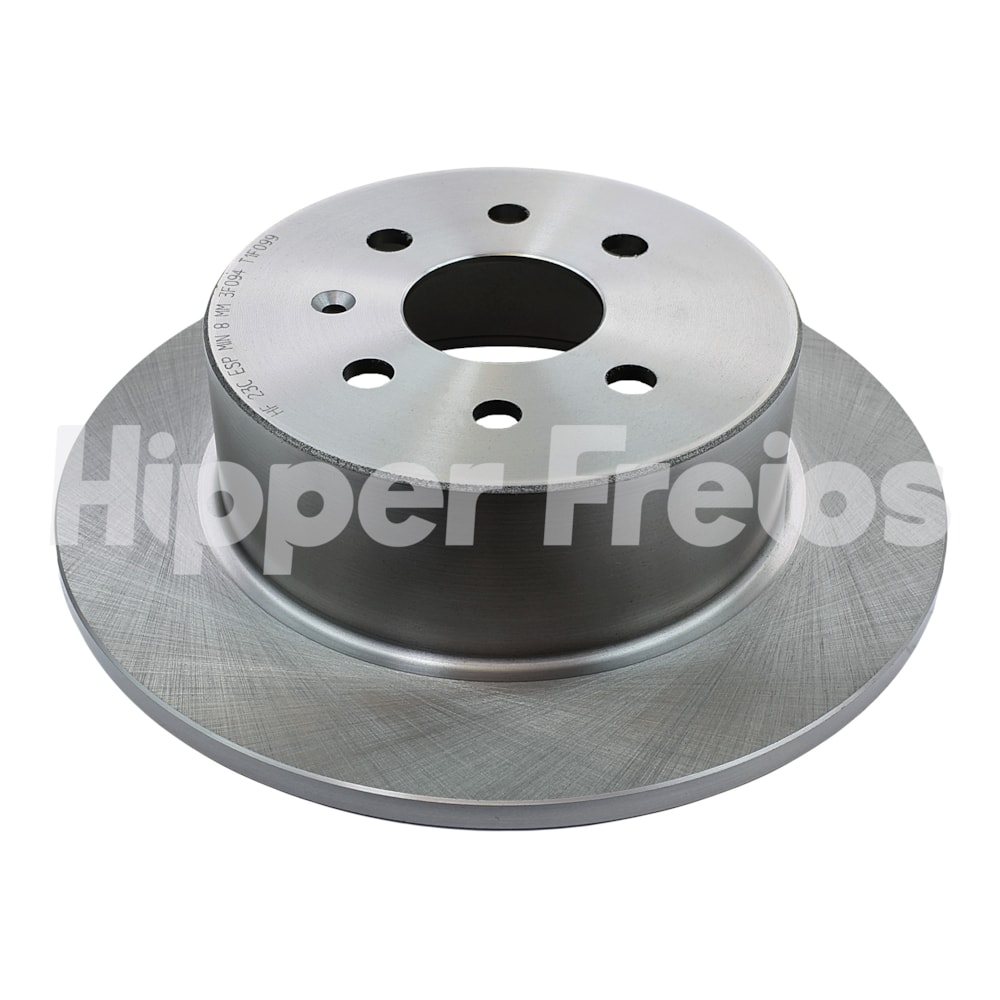 PAR DISCO FREIO TRASEIRO GM CHEVROLET ASTRA 2.0 8V 1999 EM  DIANTE / VECTRA 2.0 8V 1997 A 1998 / 2.2 8V 1999 EM DIANTE - HIPPER FREIOS