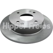 PAR DISCO FREIO TRASEIRO HONDA ACCORD 2.0 16V 1994 EM DIANTE COM ABS / 2.0I 16V 1990 A 1993 / SEDAN 1991 A 1994 - HIPPER FREIOS