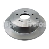 PAR DISCO FREIO TRASEIRO HYUNDAI SANTA FE 2.7/3.5 2006 A 2009 / KIA SORENTO 2.4/3.5 2010 EM DIANTE (LONA 39,50 MM) - HIPPER FREIOS