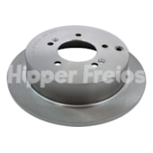 PAR DISCO FREIO TRASEIRO HYUNDAI TUCSON 2.7 L 2005 EM DIANTE / 2.0 4X4 2013 EM DIANTE / SANTA FE 2.0I/2.7/3.5 2001/2005 - HIPPER FREIOS