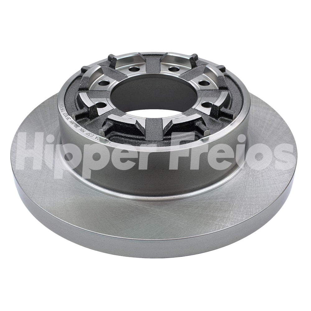 PAR DISCO FREIO TRASEIRO IVECO DAILY 35.8 / 35.10 / 35.12 / 49.12 / 1996 A 1999 /35.13 1997 EM DIANTE /38.13 2006 A 2007 - HIPPER FREIOS