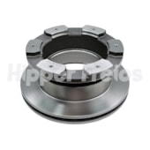 PAR DISCO FREIO TRASEIRO IVECO DAILY 70C16 2008 EM DIANTE  / 70C17 2007 EM DIANTE - HIPPER FREIOS