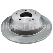 PAR DISCO FREIO TRASEIRO KIA SORENTO 2.4/3.5 / HYUNDAI SANTA FE 2.4/3.5 / 2010 EM DIANTE (LONA 33,20 MM) - HIPPER FREIOS