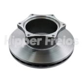 PAR DISCO FREIO TRASEIRO MERCEDES BENZ 712C / 912C / 914C / LO 914 / 915 / 814 / ELETRONICO 1998 EM DIANTE / 812 TODOS - HIPPER FREIOS