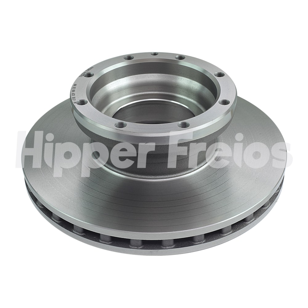 PAR DISCO FREIO TRASEIRO MERCEDES BENZ ACCELO 915C 2003 EM DIANTE/ 815 / 1016 / 2011 EM DIANTE - HIPPER FREIOS