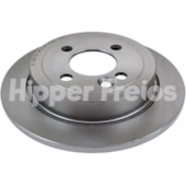 PAR DISCO FREIO TRASEIRO MINI COOPER 1.6 2007 A 2012 / 1.6 CABRIO 2008 A 2015 / 1.6 ONE 2011 A 2013 / 1.6 S 2005 A 2013 - HIPPER FREIOS
