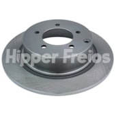 PAR DISCO FREIO TRASEIRO MITSUBISHI OUTLANDER 2.0 2008 EM DIANTE / 2.4 2009 A 2011 / ASX 2.0 2011 EM DIANTE - HIPPER FREIOS