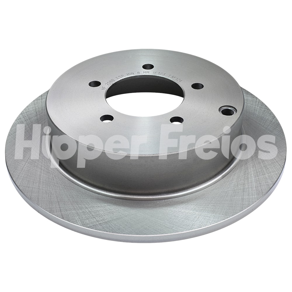 PAR DISCO FREIO TRASEIRO MITSUBISHI OUTLANDER 3.0 2008 EM DIANTE / 2.4 2009 A 2011 / LANCER 2.0 2010 EM DIANTE - HIPPER FREIOS