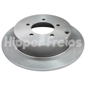 PAR DISCO FREIO TRASEIRO MITSUBISHI OUTLANDER 3.0 2008 EM DIANTE / 2.4 2009 A 2011 / LANCER 2.0 2010 EM DIANTE - HIPPER FREIOS