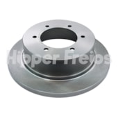 PAR DISCO FREIO TRASEIRO MITSUBISHI PAJERO 2.5/2.8/3.0/3.5 1991 A 2000 / PAJERO SPORT 1999 EM DIANTE - HIPPER FREIOS