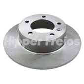 PAR DISCO FREIO TRASEIRO RENAULT MASTER 2.3 2013 EM DIANTE / NISSAN NV400 2.3 2012 EM DIANTE - HIPPER FREIOS