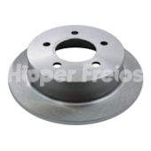 PAR DISCO FREIO TRASEIRO SSANGYONG KYRON 2.7 20V / 2007 EM DIANTE / REXTON RX 270 XDI 2002 EM DIANTE (ARO 16 / ARO 18) - HIPPER FREIOS