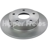 PAR DISCO FREIO TRASEIRO SUZUKI S-CROSS 1.4/1.6 2017 EM DIANTE / SX4 2.0 2008 EM DIANTE / VITARA 4ALL 1.6 / 4YOU1.6 - HIPPER FREIOS