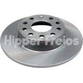 PAR DISCO FREIO TRASEIRO VW VOLKSWAGEN JETTA 2.0 2011 EM DIANTE / 2.5 2008 A 2013 / FUSCA 2.0 TURBO 2013 A 2016 - HIPPER FREIOS