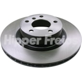 PAR DISCO FREIO VENTILADO BMW X3 2.0 XDRIVE 20I 2012 EM DIANTE / 2.0 28I 2013 A 2016 / SEM CUBO TRASEIRO - HIPPER FREIOS