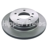 PAR DISCO FREIO VENTILADO COM TAMBOR SEM CUBO TRASEIRO BMW 130 3.0 / 325 2.5 2006 A 2012 / X1 2.0 18I 2010 A 2014 - HIPPER FREIOS