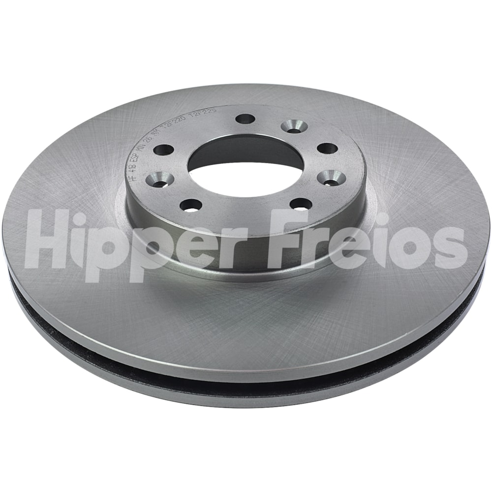 PAR DISCO FREIO VENTILADO SEM CUBO DIANTEIRO CITROEN JUMPY 1.6 / PEUGEOT EXPERT 1.6 2018 EM DIANTE - HIPPER FREIOS