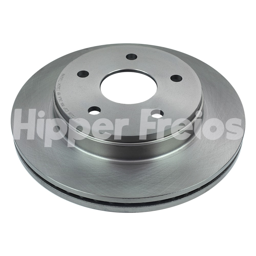 PAR DISCO FREIO VENTILADO SEM CUBO DIANTEIRO DODGE RAM 2500 5.9 1994 A 2003 / DURANGO 5.2 1998 A 2000 / 5.9 1998 A 2001 - HIPPER FREIOS