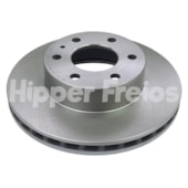PAR DISCO FREIO VENTILADO SEM CUBO DIANTEIRO IVECO DAILY 30S13 2018 EM DIANTE / 35S14 2013 EM DIANTE / 50C17 2015 - HIPPER FREIOS