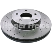 PAR DISCO FREIO VENTILADO SEM CUBO DIANTEIRO MERCEDES BENZ C180 2010 EM DIANTE / C200 1.8 2010 A 2014 - HIPPER FREIOS