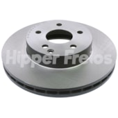 PAR DISCO FREIO VENTILADO SEM CUBO DIANTEIRO MERCEDES BENZ C180 2010 EM DIANTE / C200 1.8 KOMPRESSOR 2006 A 2010 - HIPPER FREIOS