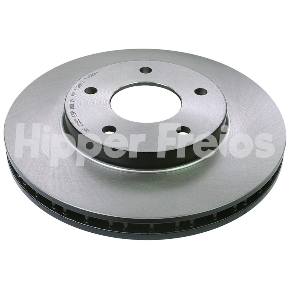 PAR DISCO FREIO VENTILADO SEM CUBO DIANTEIRO MITSUBISHI LANCER 2.0 2010 EM DIANTE - HIPPER FREIOS
