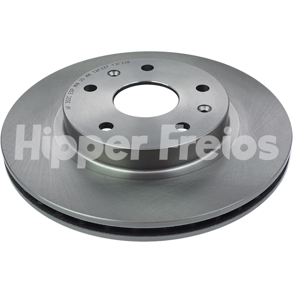 PAR DISCO FREIO VENTILADO SEM CUBO DIANTEIRO SUZUKI S CROSS 1.4/1.6 2017 EM DIANTE / SX4 2.0 2008 EM DIANTE / VITARA 1.6 - HIPPER FREIOS