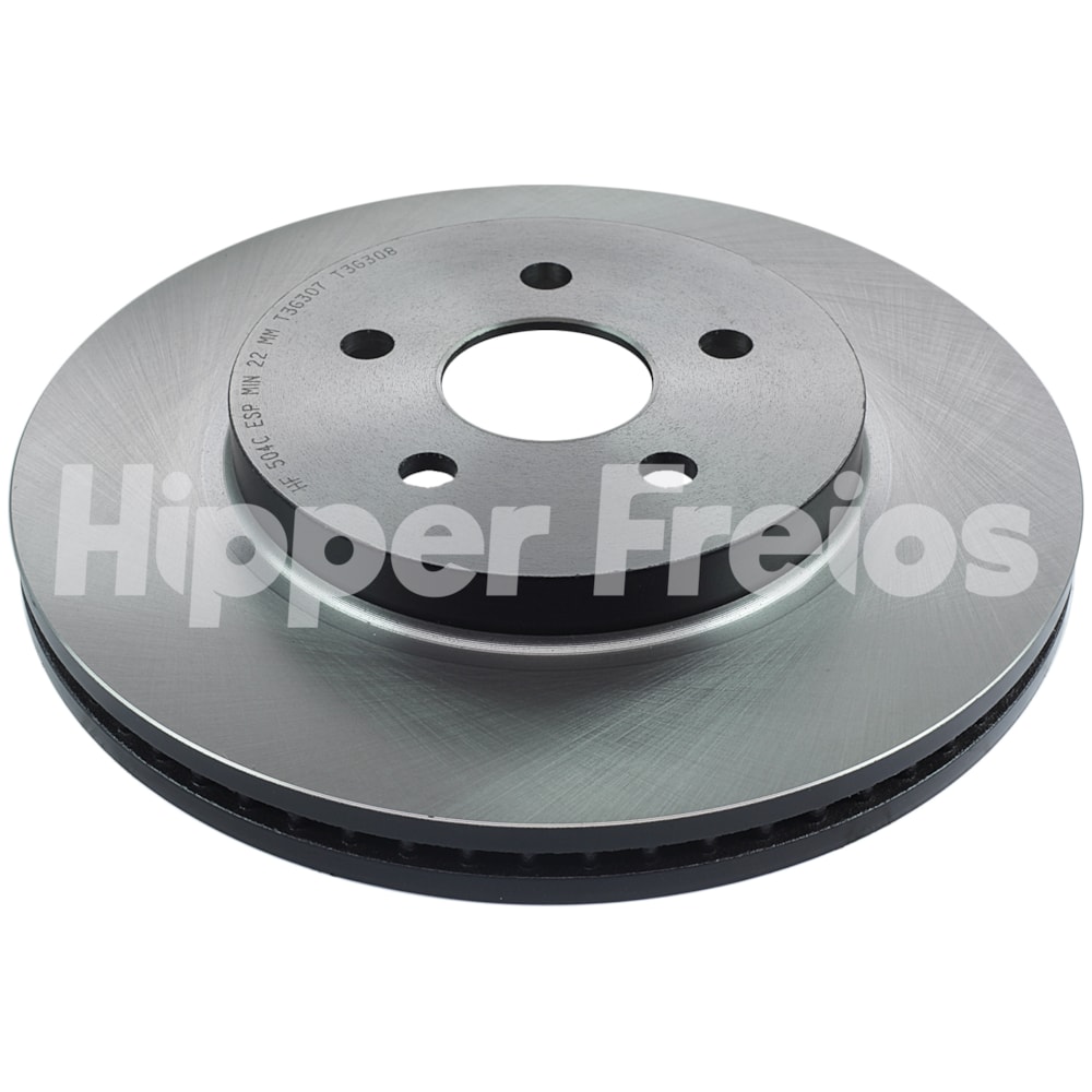 PAR DISCO FREIO VENTILADO SEM CUBO DIANTEIRO TOYOTA COROLLA 2.0 DYNAMIC / COROLLA 1.8 HYBRID / 2020 EM DIANTE - HIPPER FREIOS