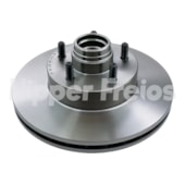 PAR DISCO FREIOS DIANTEIRO FORD RANGER 4X2 1999 A 2011 DUPLA / SIMPLES / SUPER CABINADA / SEM ABS - HIPPER FREIOS