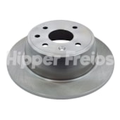 PAR DISCO FREIOS TRASEIRO GM CHEVROLET ASTRA 1.8/2.0 8V 1999 EM DIANTE ARO 13 / VECTRA 2.0 1994 A 1996 - HIPPER FREIOS