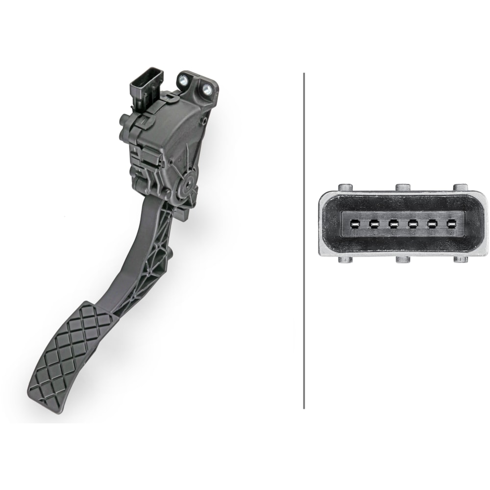 PEDAL ACELERADOR ELETRONICO MANUAL VW VOLKSWAGEN DELIVERY 5-140E / 8-150E / EURO III 2005 A 2016 - HELLA PEDAL ACELERADOR ELETRONICO MANUAL VW VOLKSWAGEN DELIVERY 5-140E / 8-150E / EURO III 2005 A 2016 - HELLA