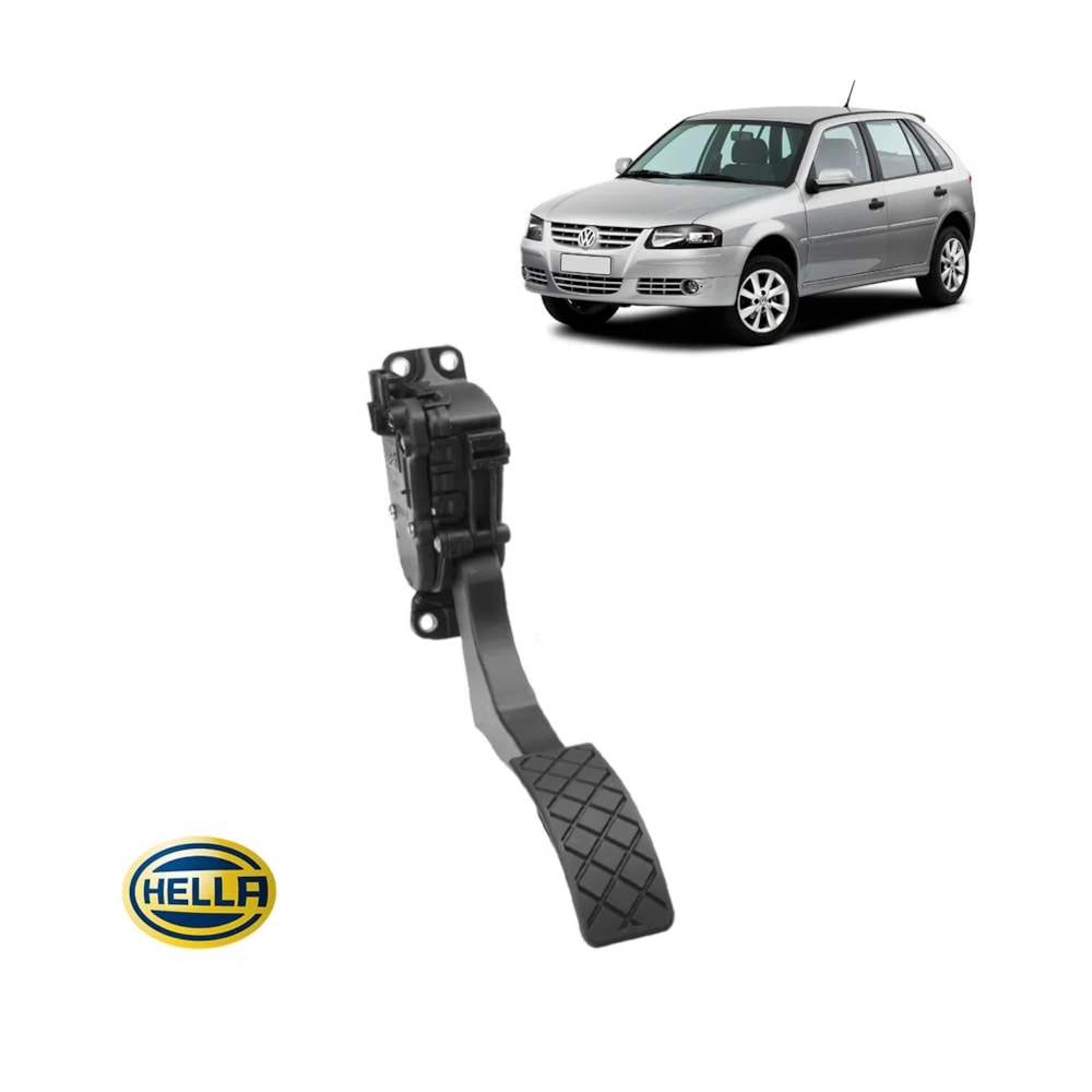 PEDAL ACELERADOR ELETRONICO MANUAL VW VOLKSWAGEN GOL G4/G5 2005 A 2016 FOX 2003 A 2016 POLO 2001 A 2016 - HELLA PEDAL ACELERADOR ELETRONICO MANUAL VW VOLKSWAGEN GOL G4/G5 2005 A 2016 FOX 2003 A 2016 POLO 2001 A 2016 - HELLA