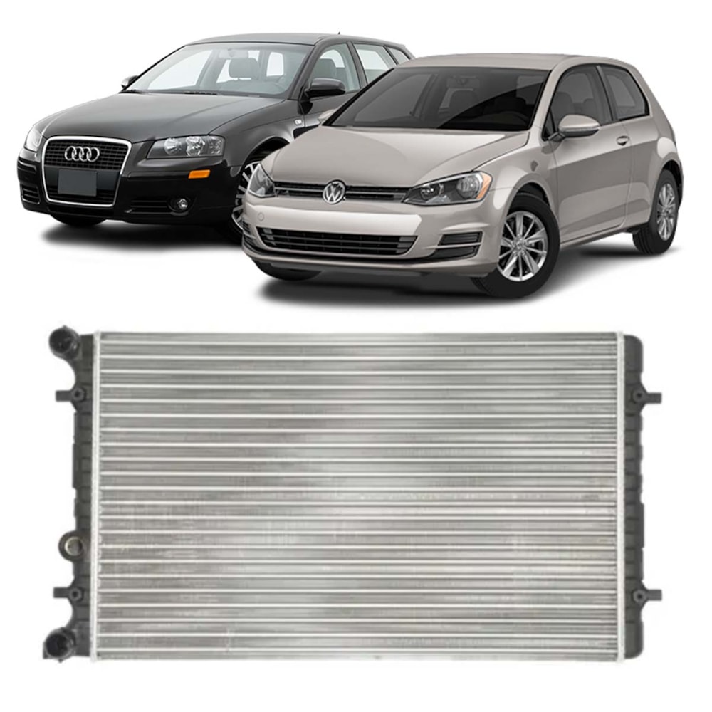 RADIADOR AUDI A3 1.8 /1.8T 1996/2006 / VW VOLKSWAGEN BORA / GOLF 1.6/1.8/1.8T/2.0 1999/2013 COM AR AUTOMATICO OU MANUAL - MAHLE RADIADOR AUDI A3 1.8 /1.8T 1996/2006 / VW VOLKSWAGEN BORA / GOLF 1.6/1.8/1.8T/2.0 1999/2013 COM AR AUTOMATICO OU MANUAL - MAHLE