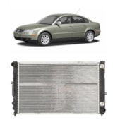 RADIADOR AUDI A4 / S4 1994 A 2000 A6 / S6 1997 A 2004 2.4/2.8 V6 VW VOLKSWAGEN PASSAT V 2.8 V6 1998 A 2004 AUTOM COM AR - VALEO