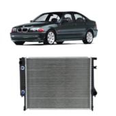 RADIADOR BMW SERIE 3 23I 1990 A 1998 COM AR AUTOMATICO/MANUAL - VALEO