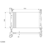 RADIADOR CHRYSLER CARAVAN COM AR - VISCONDE/MODINE