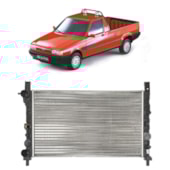 RADIADOR FIAT ELBA / FIORINO / 1.0/1.6 8V 1991 A 2003 / PREMIO 1.5/1.6 1990 A 1994 / UNO 1990 A 2003 COM AR - VALEO