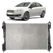 RADIADOR FIAT LINEA / PUNTO 1.6 16V / 1.8 16V 2007 EM DIANTE COM AR - PROCOOLER RADIADOR FIAT LINEA / PUNTO 1.6 16V / 1.8 16V 2007 EM DIANTE COM AR - PROCOOLER