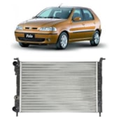 RADIADOR FIAT PALIO / SIENA / STRADA YOUNG 1.0 / 1.3 / 1.5 / 1.6 8V/16V MPFI 1996 A 2000 COM OU SEM AR - VALEO RADIADOR FIAT PALIO / SIENA / STRADA YOUNG 1.0 / 1.3 / 1.5 / 1.6 8V/16V MPFI 1996 A 2000 COM OU SEM AR - VALEO