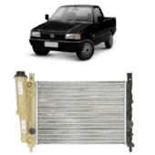 RADIADOR FIAT PREMIO / UNO 1.0/1.3/1.4/1.5 8V 1985 A 2009 / MILLE FL FIRE 2004 A 2012 / EX FIRE 2000 A 2012 / 1.0 8V  - DENSO