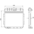 RADIADOR FORD F600 AVARENTÃO / F11000 > 21000 - VISCONDE/MODINE