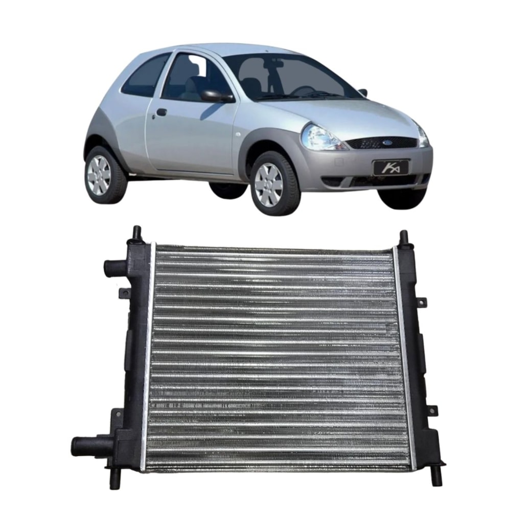 RADIADOR FORD KA 1.0 / 1.3 1997 A 1999 ENDURA SEM AR - VISCONDE/MODINE RADIADOR FORD KA 1.0 / 1.3 1997 A 1999 ENDURA SEM AR - VISCONDE/MODINE