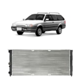 RADIADOR FORD ROYALE / VERSAILLES VW VOLKSWAGEN SANTANA / QUANTUM 1.8 / 2.0 1995 A 1996 MANUAL COM AR - VALEO