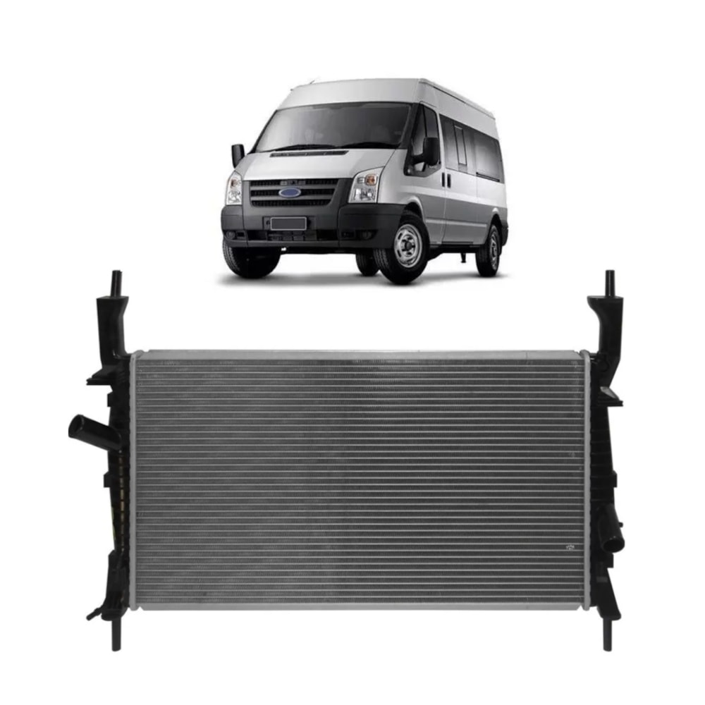 RADIADOR FORD TRANSIT 2.4 TDCI TURBO DIESEL SEM AR 2008 EM DIANTE - PROCOOLER RADIADOR FORD TRANSIT 2.4 TDCI TURBO DIESEL SEM AR 2008 EM DIANTE - PROCOOLER
