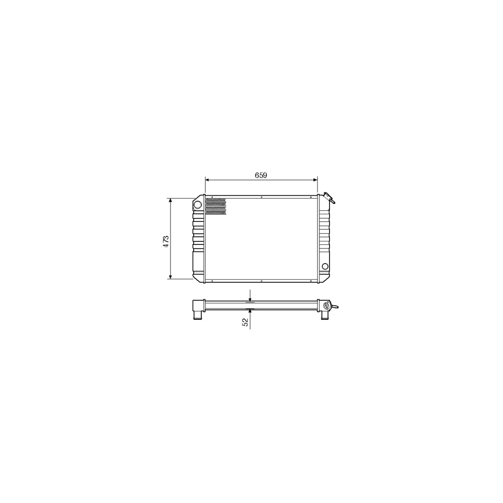 RADIADOR GM CHEVROLET AC 10 / 20 / 40 1985 A 1990 COBRE - VISCONDE/MODINE RADIADOR GM CHEVROLET AC 10 / 20 / 40 1985 A 1990 COBRE - VISCONDE/MODINE