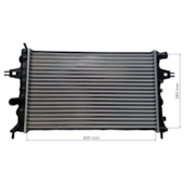 RADIADOR GM CHEVROLET ASTRA 1999 EM DIANTE ZAFIRA 2000 EM DIANTE 1.8 / 2.0 COM OU SEM AR - PROCOOLER RADIADOR GM CHEVROLET ASTRA 1999 EM DIANTE ZAFIRA 2000 EM DIANTE 1.8 / 2.0 COM OU SEM AR - PROCOOLER
